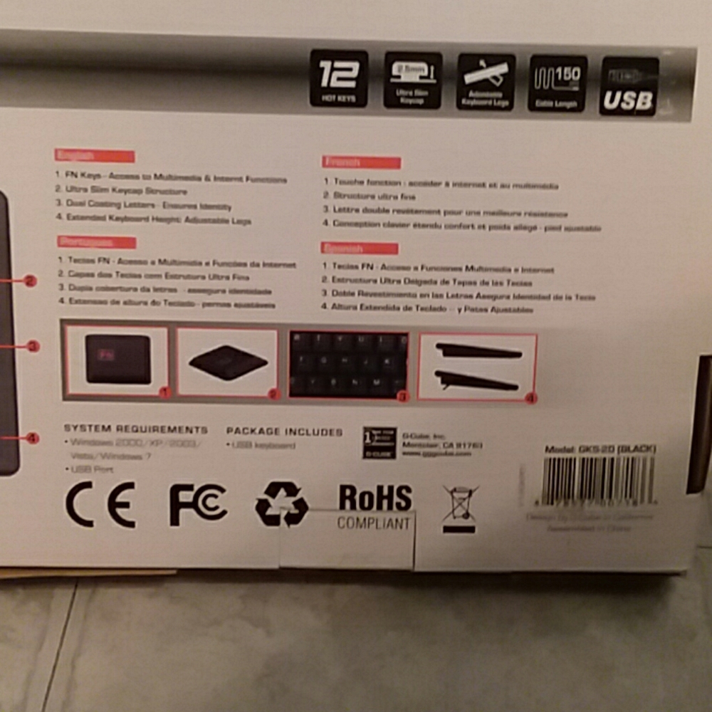 BRAND NEW! Multimedia FN Keyboard - Picture 4 of 4